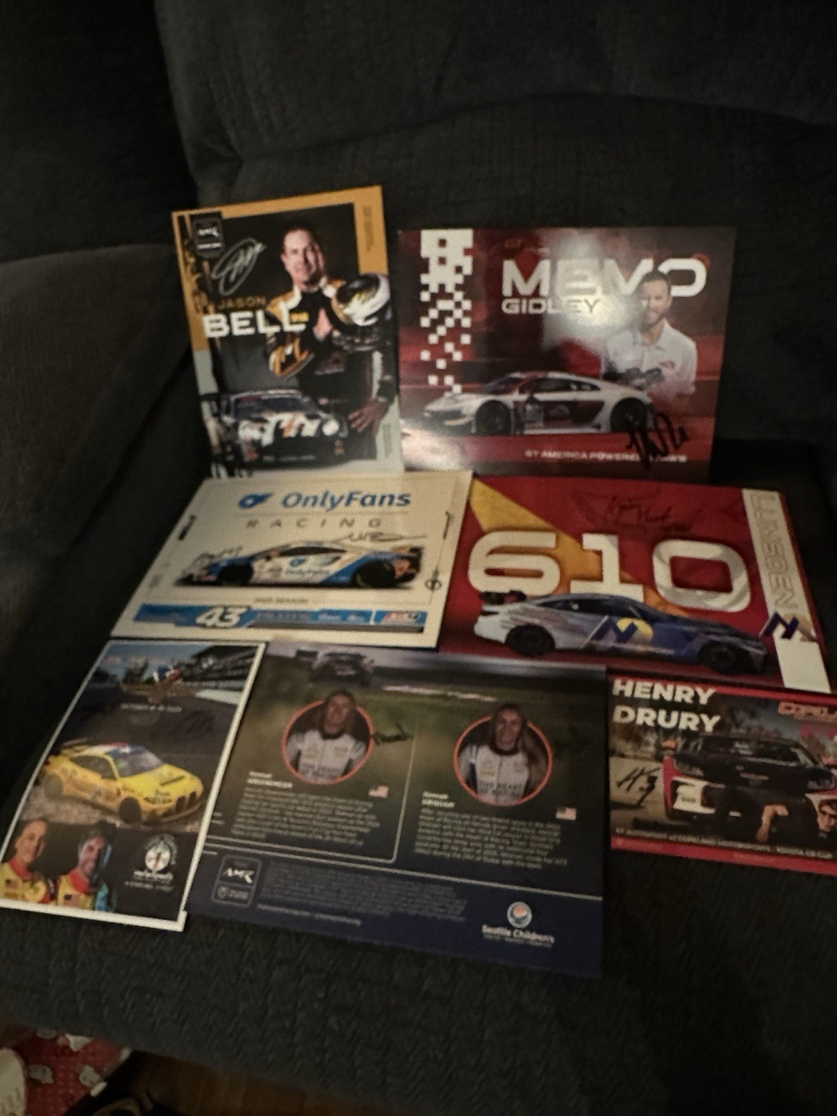 GR Cup GT America TC GT4 Lot Of 9 Signed  Promo/hero Cards 2025 Indianapolis
