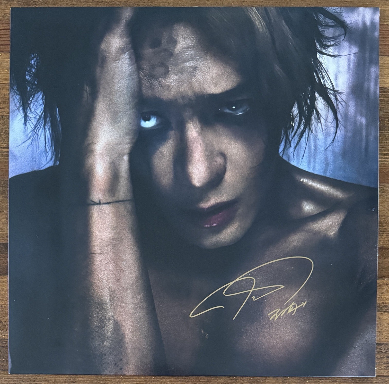 SIGNED Jackson Wang Magic Man Autographed Vinyl LP Cover Beckett BAS Certified