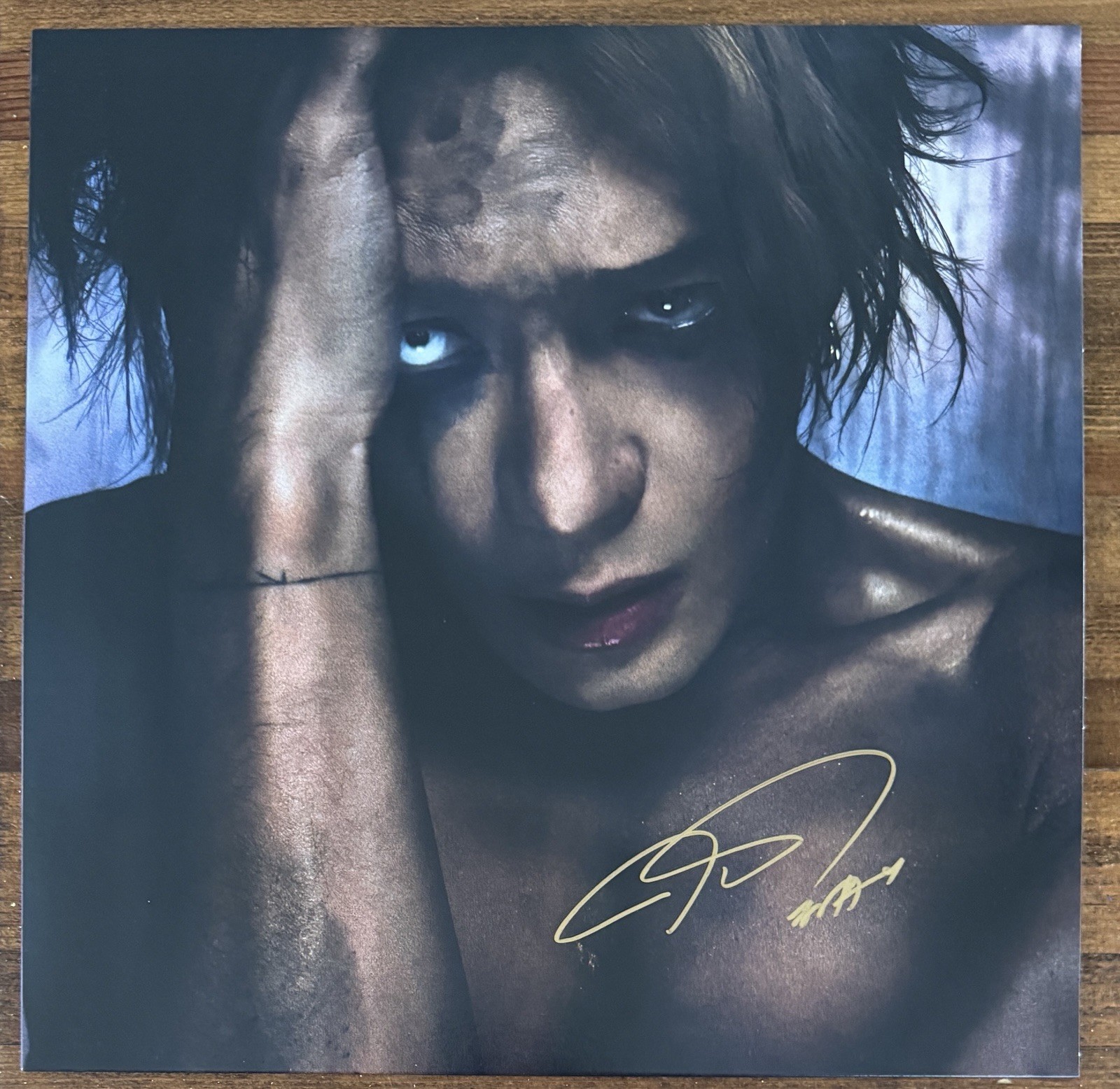 SIGNED Jackson Wang Magic Man Autographed Vinyl LP Album Cover Beckett BAS COA