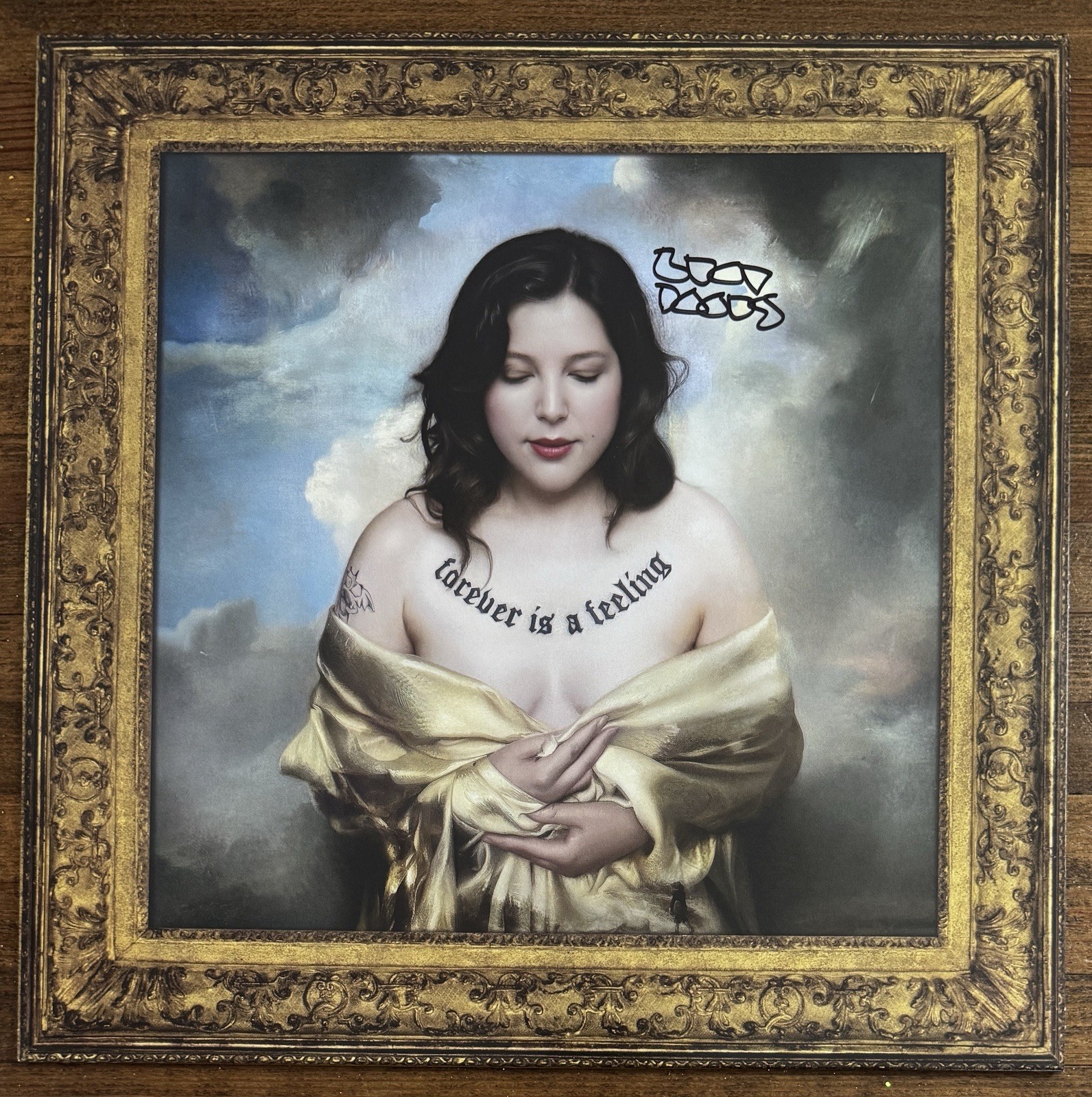 SIGNED Lucy Dacus Forever Is A Feeling Clear Vinyl LP Jacket BAS Beckett COA