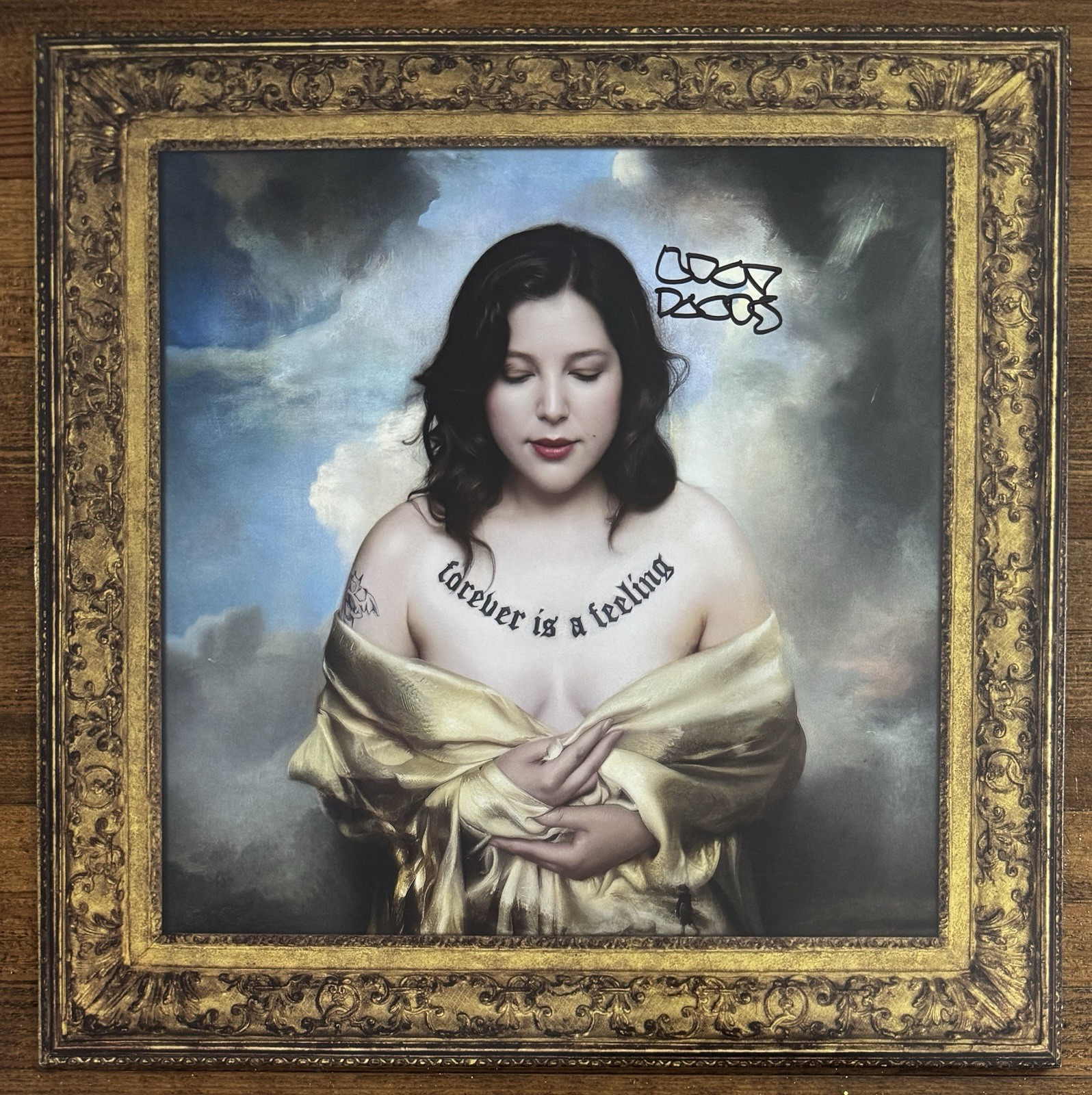 SIGNED Lucy Dacus Forever Is A Feeling Clear Vinyl LP Cover BAS Beckett COA Auto