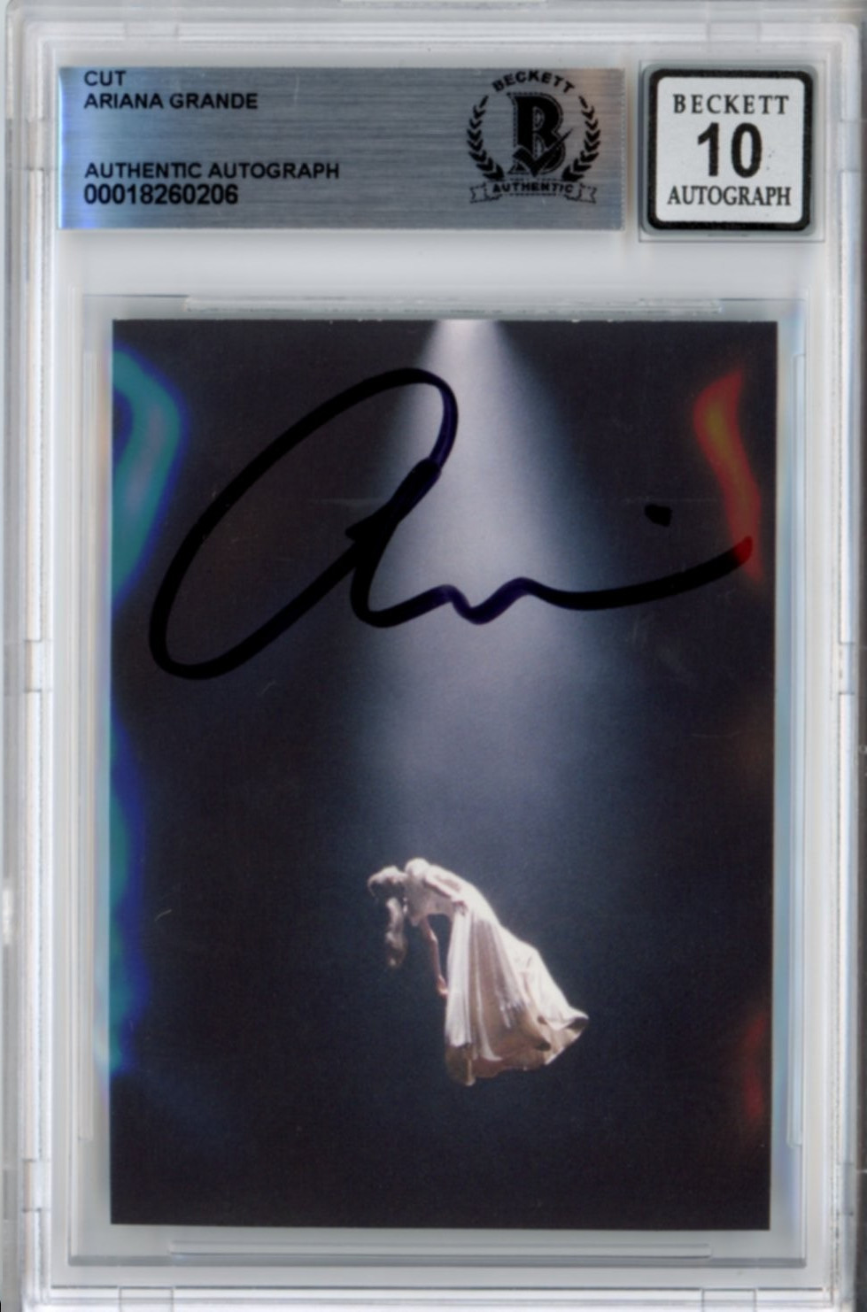 Ariana Grande SIGNED Eternal Sunshine Deluxe Floating BAS Beckett 10 GEM AUTO