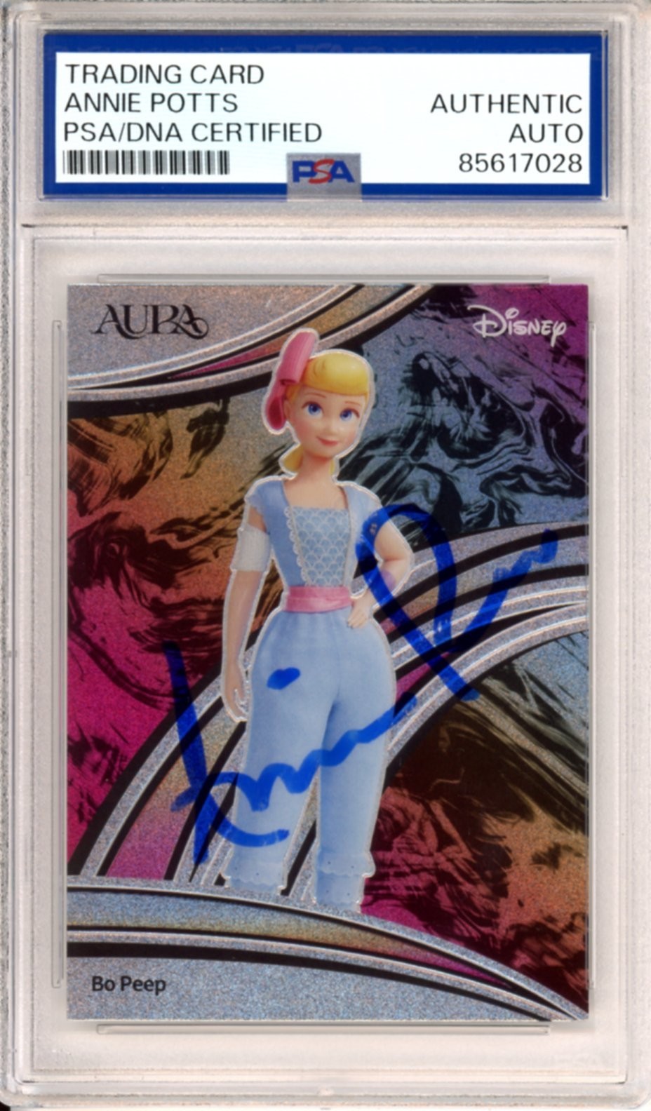 2025 KAKAWOW DISNEY AURA TOY STORY SIGNED BO PEEP ANNIE POTTS PSA DNA COA