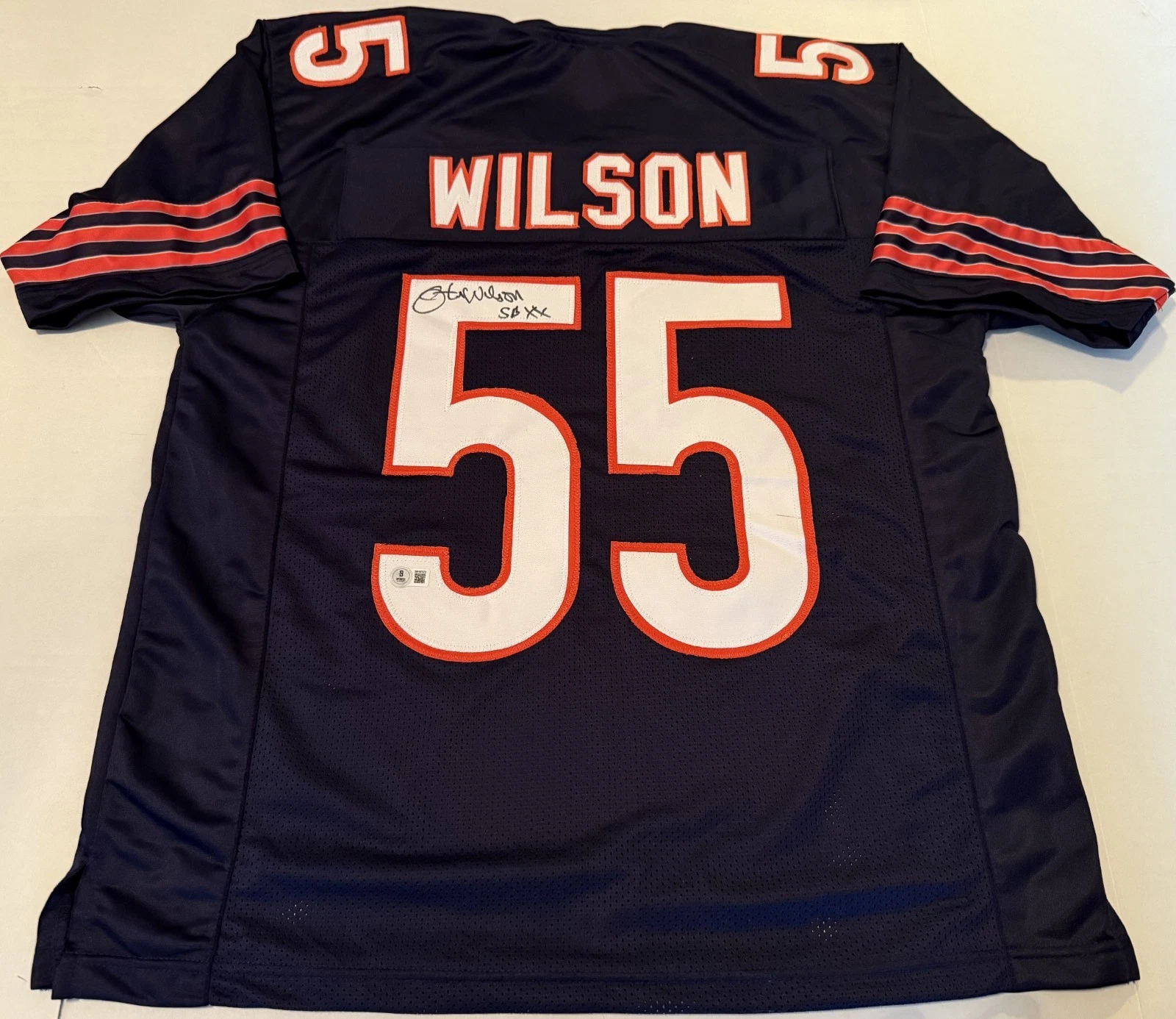 Otis Wilson Chicago Bears signed Custom jersey W/ SB XX Inscrip Beckett Witness