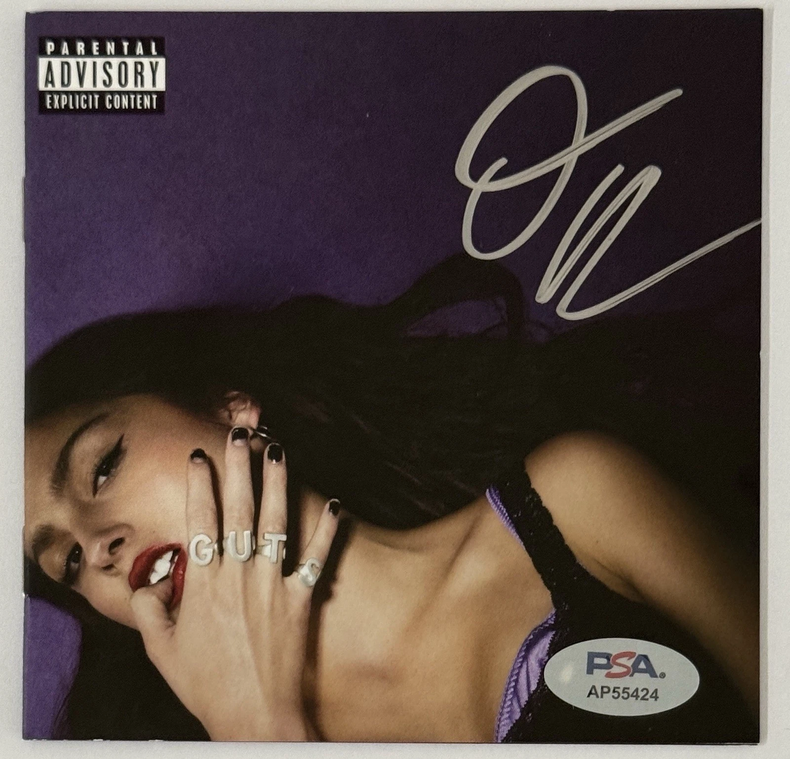Olivia Rodrigo GUTS CD & SIGNED CD Booklet Book Indie Exclusive PSA DNA COA