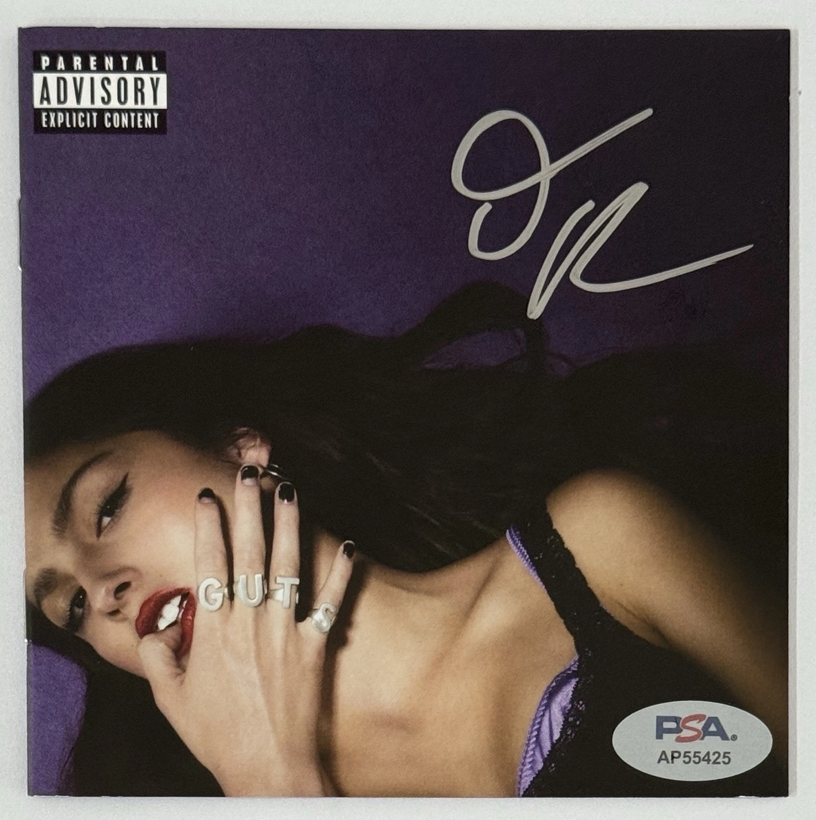 Olivia Rodrigo GUTS CD & SIGNED CD Booklet Book Indie Stores RARE PSA DNA COA