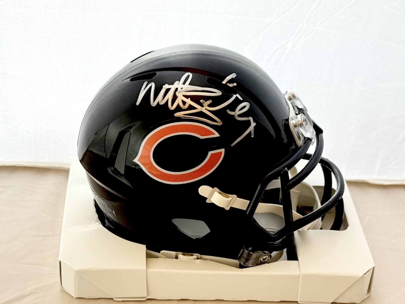 Matt Suhey signed Chicago Bears mini helmet autographed JSA Witnessed