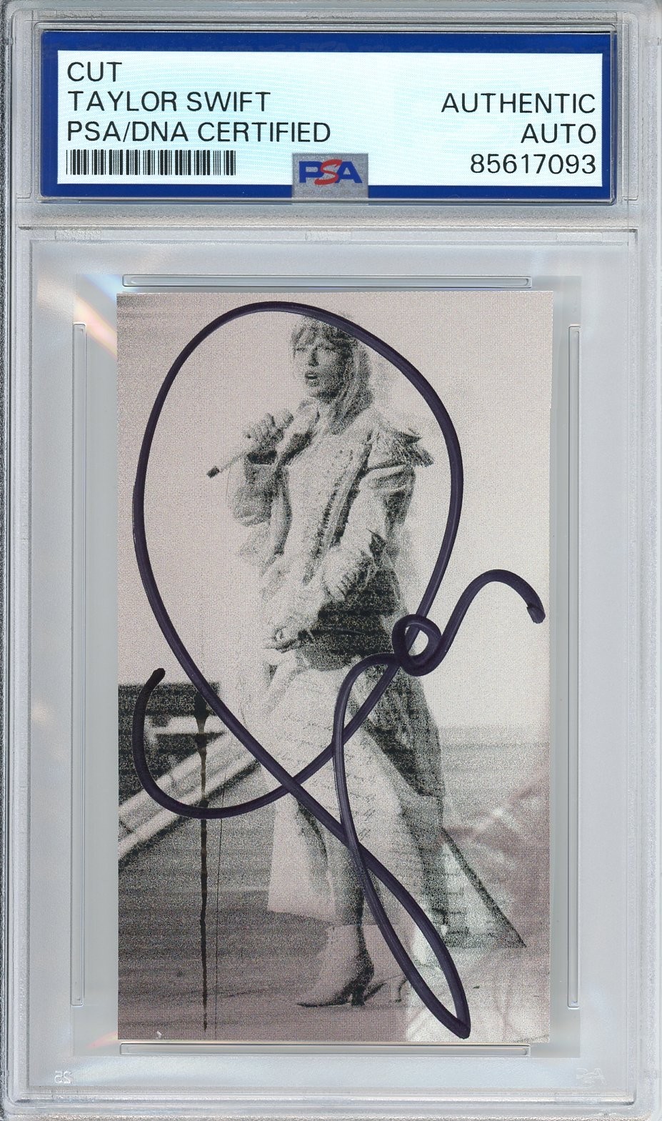 TAYLOR SWIFT SIGNED Eras Tour Tortured Poets Set AUTOGRAPHED Picture PSA DNA COA