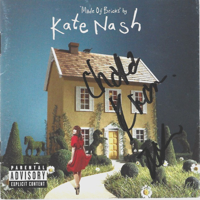 Kate Nash REAL hand SIGNED Twice Made of Bricks CD COA Autographed UK Musician