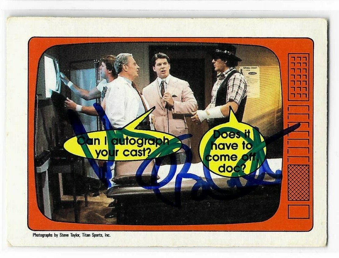 Cowboy Bob Orton Signed WWF Titan Sports Puzzle Piece Card #62