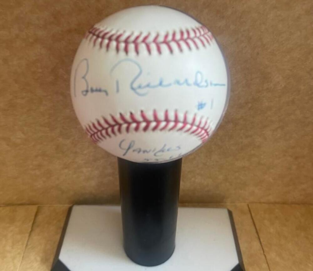 BOBBY RICHARDSON YANKEES C55-66 SIGNED AUTOGRAPHED M.L. BASEBALL BECKETT AUTH