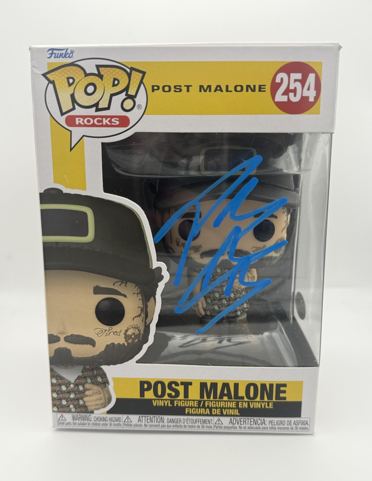 Post Malone AUTOGRAPH Signed Rock Music 254 Funko Pop Vinyl Figure B ACOA