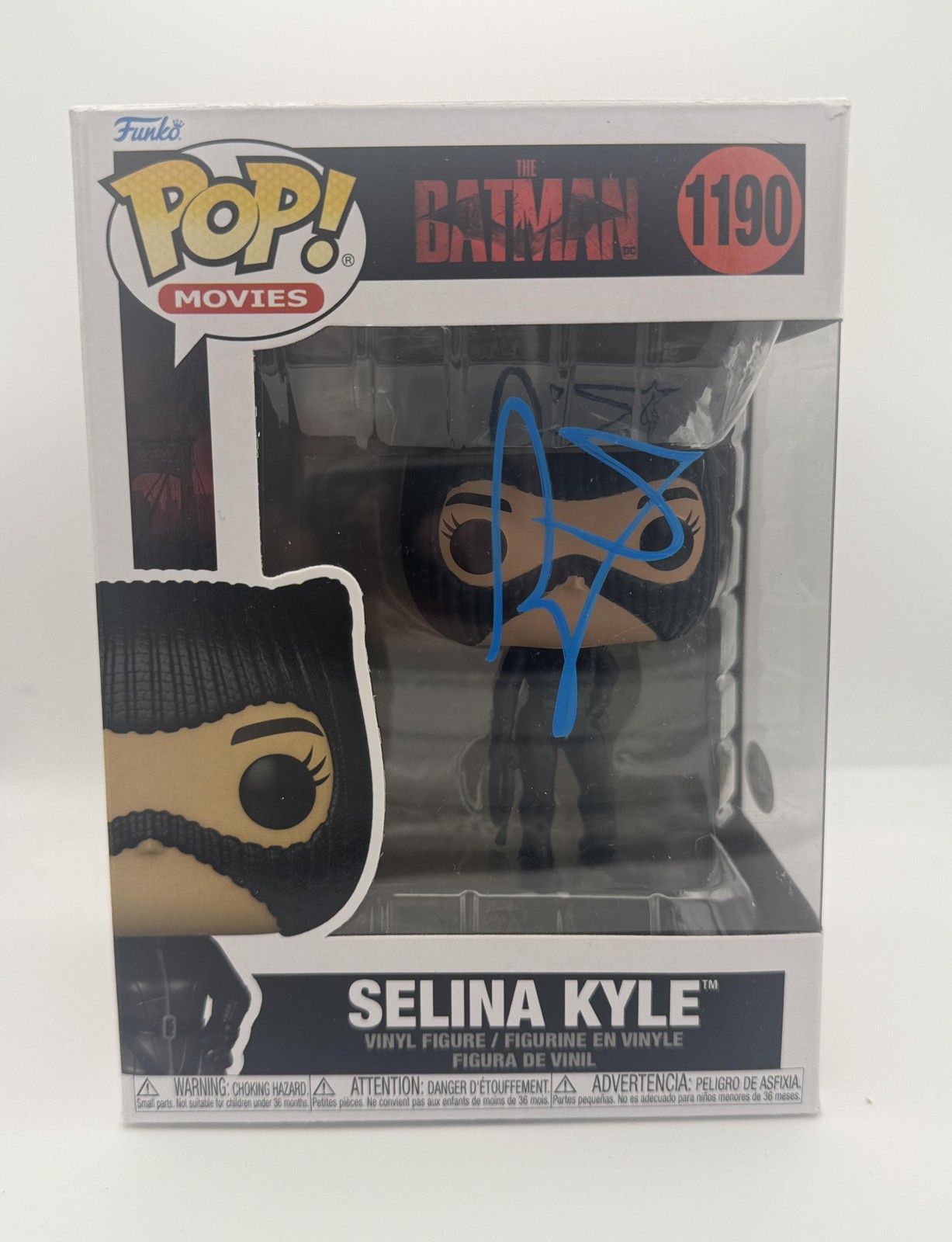 ZOE KRAVITZ “THE BATMAN” AUTOGRAPH SIGNED ‘SELINA KYLE’ 1190 FUNKO POP ACOA COLLECTIBLE MEMORABILIA