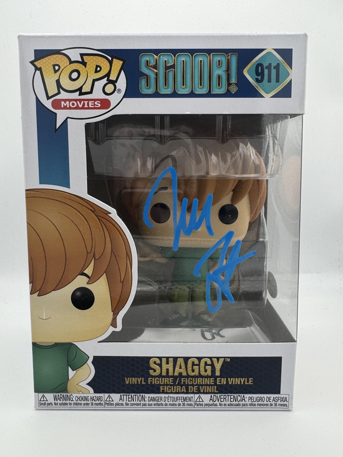 WILL FORTE “SCOOB!” AUTOGRAPH SIGNED ‘SHAGGY’ 911 FUNKO POP VINYL FIGURE B ACOA COLLECTIBLE MEMORABILIA