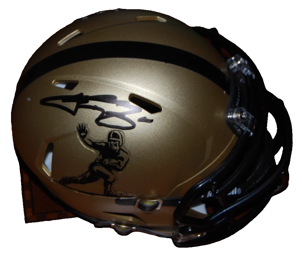 JOHNNY MANZIEL signed (HEISMAN) Texas A&M mini football helmet BECKETT BU41395