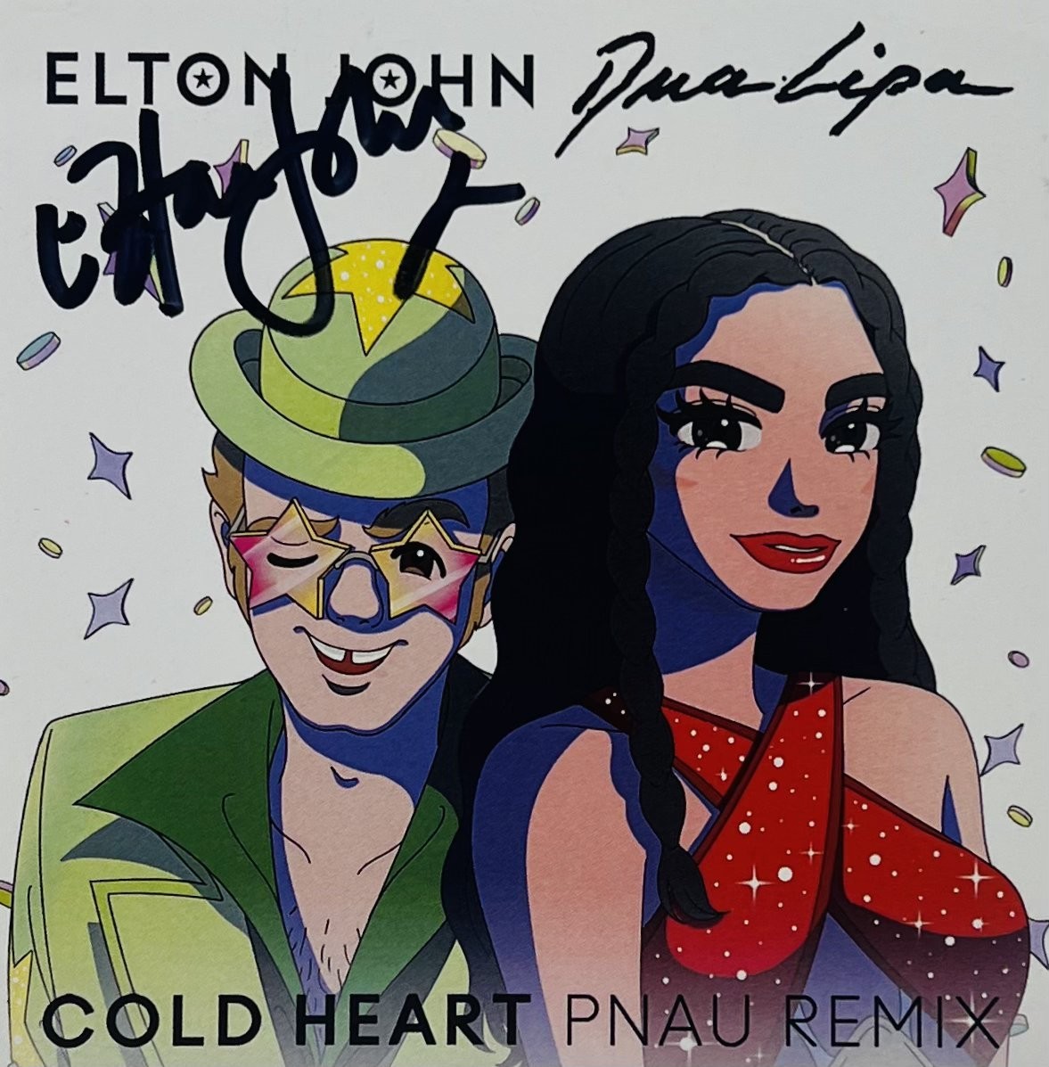 ELTON JOHN Signed Autograph 