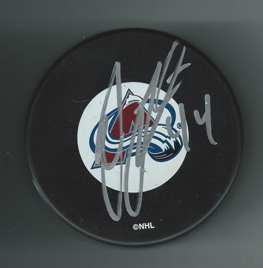 Jordan Leopold Signed Colorado Avalanche Puck