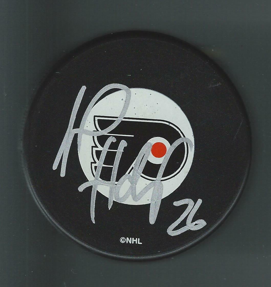 Michal Handzus Signed Philadelphia Flyers Puck