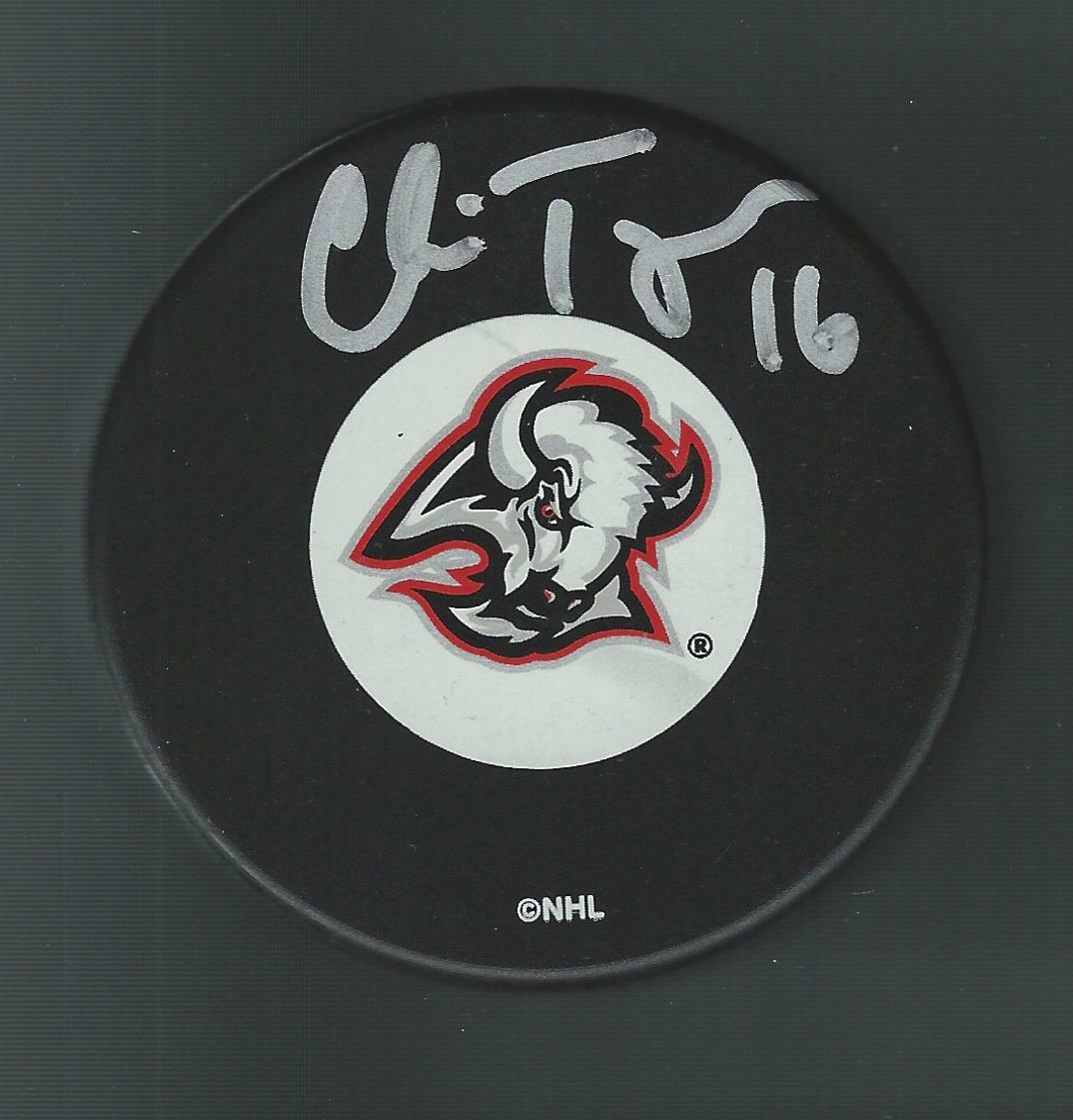 Chris Taylor Signed Buffalo Sabres Puck