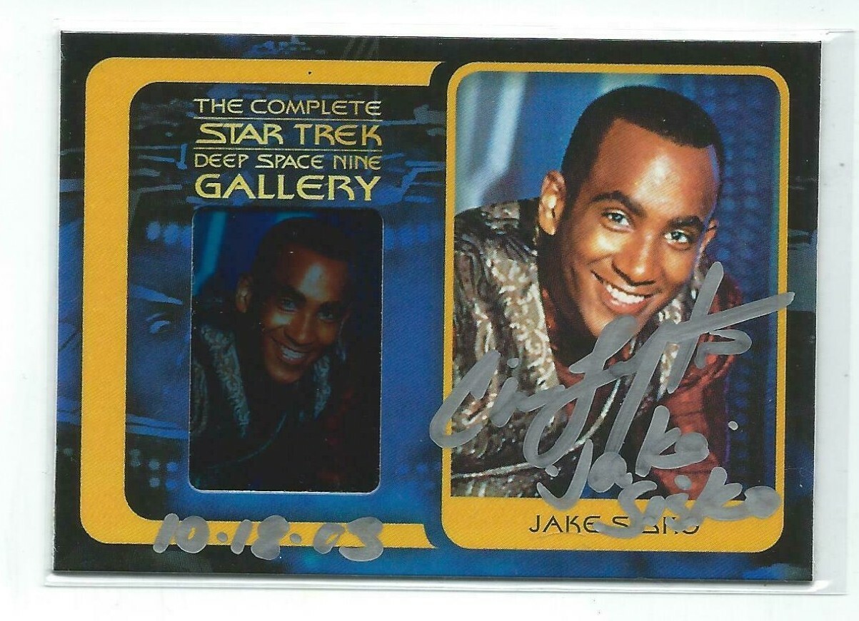 Cirroc Lofton Signed 2003 Paramount Star Trek DS9 Gallery Card #G7 Jake Sisko
