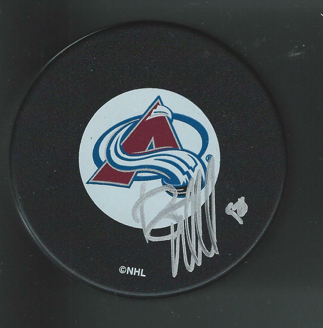 Brian Willsie Signed Colorado Avalanche Puck
