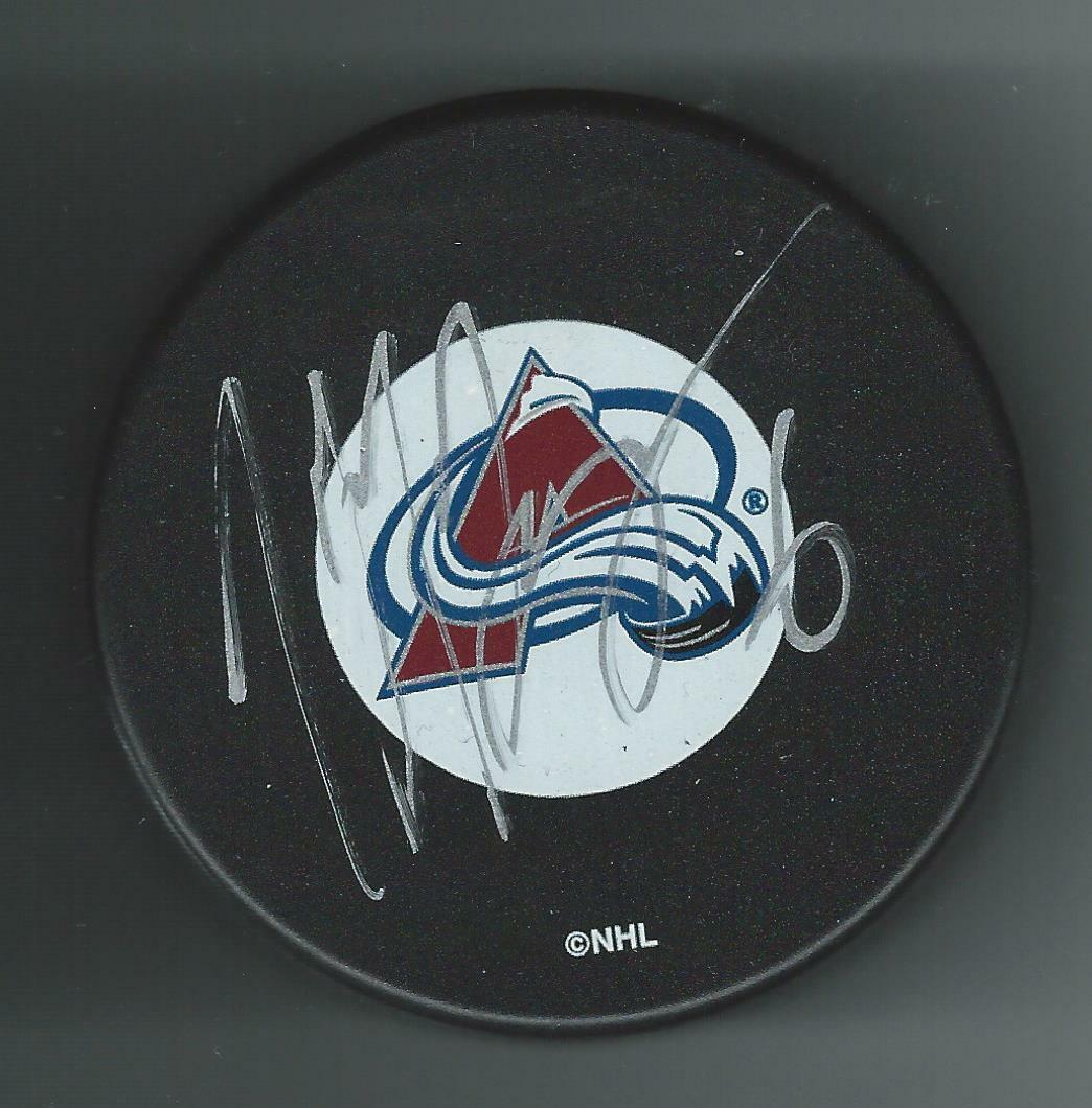 Jeff Finger Signed Colorado Avalanche Puck
