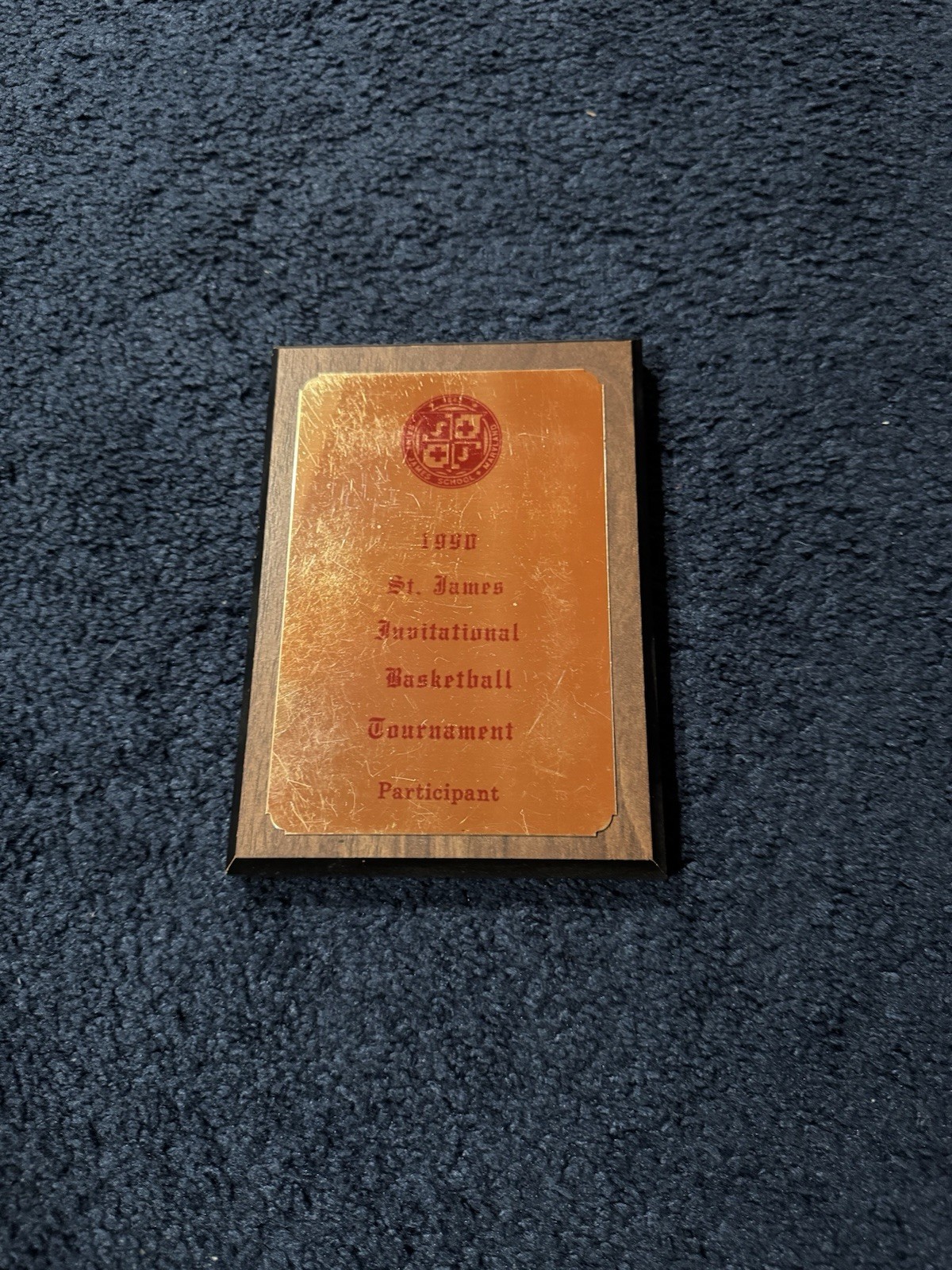 Personally Owned Lawrence Moten Award Syracuse University Basketball Signed