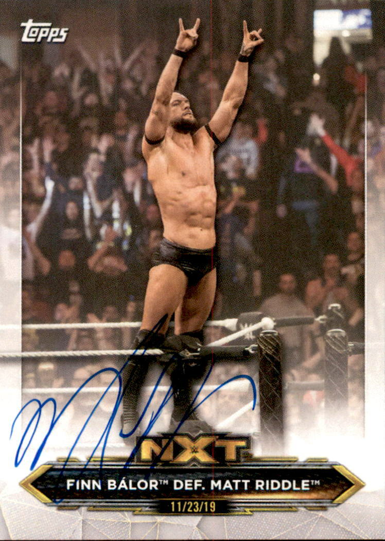 FINN BALOR SIGNED 2020 TOPPS WWE NXT WAR GAMES CARD #61 COLLECTIBLE MEMORABILIA