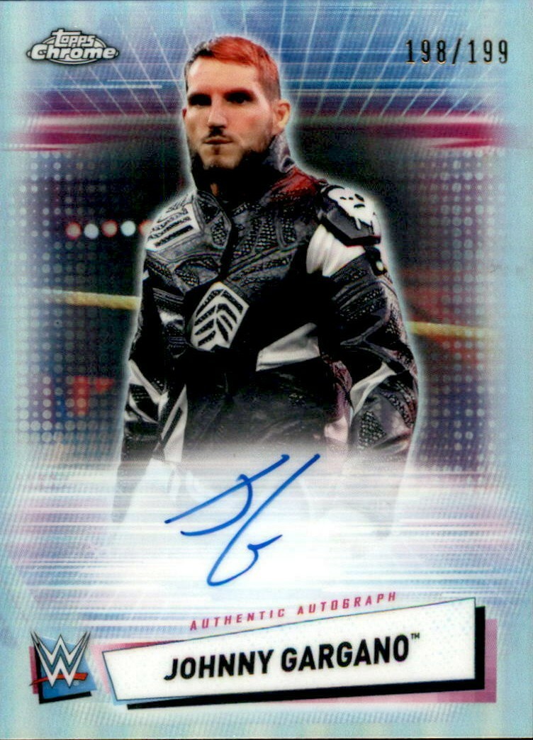 Johnny Gargano 2021 Topps Chrome WWE Autograph Card A-JG 198/199