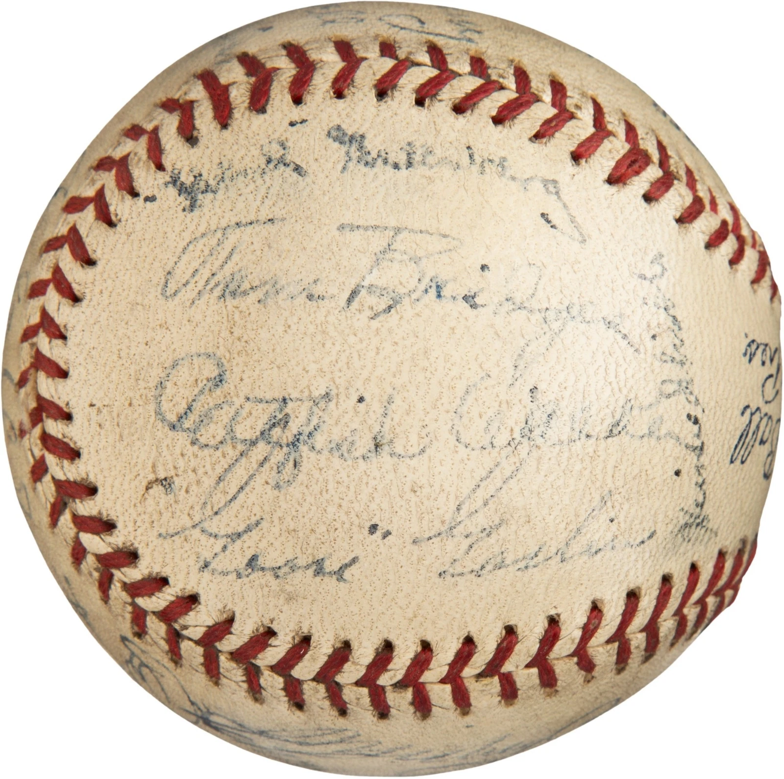 Historic 1935 Detroit Tigers World Series Champs Team Signed Baseball PSA DNA