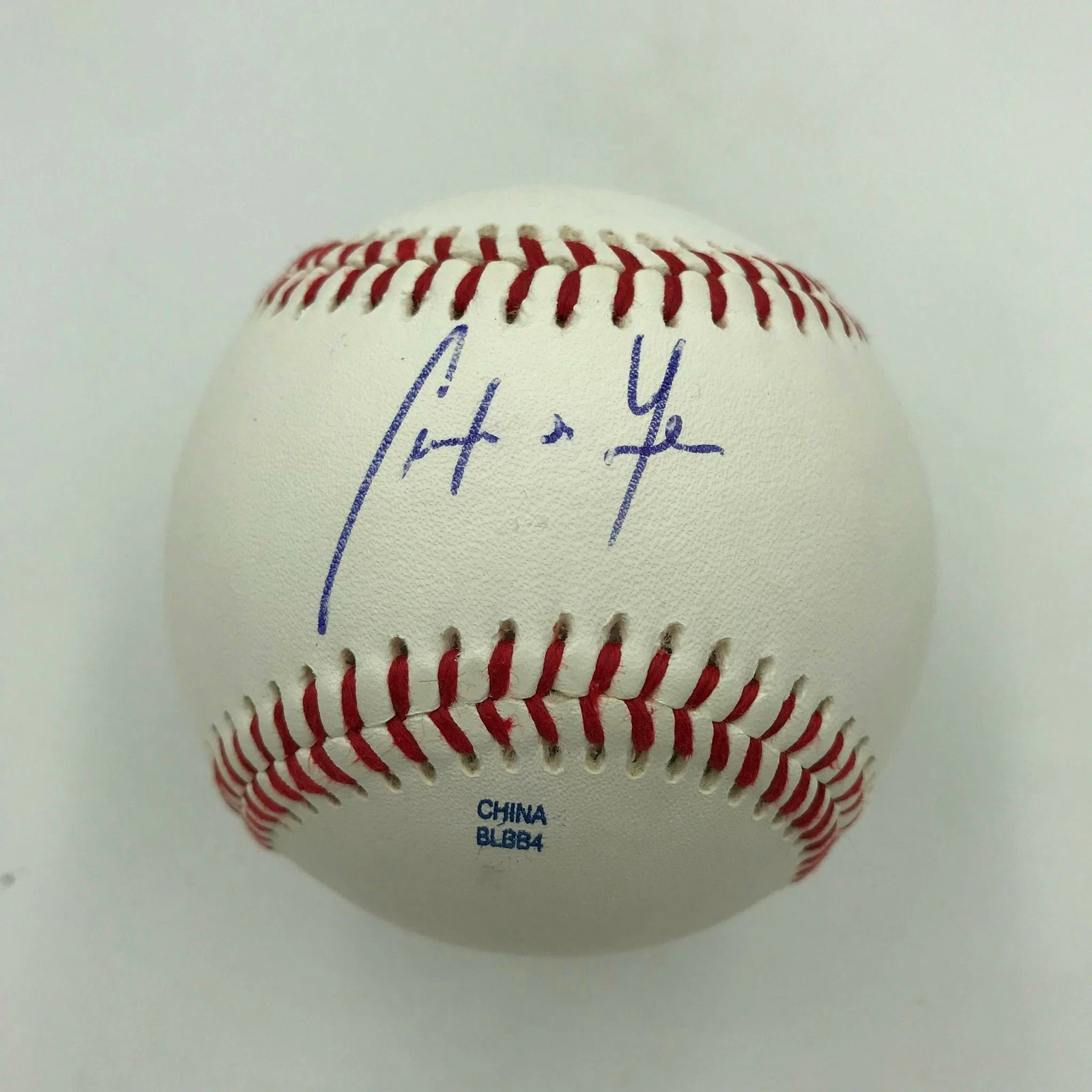 2011 Christian Yelich Pre Rookie Signed Official Minor League Baseball JSA MINT