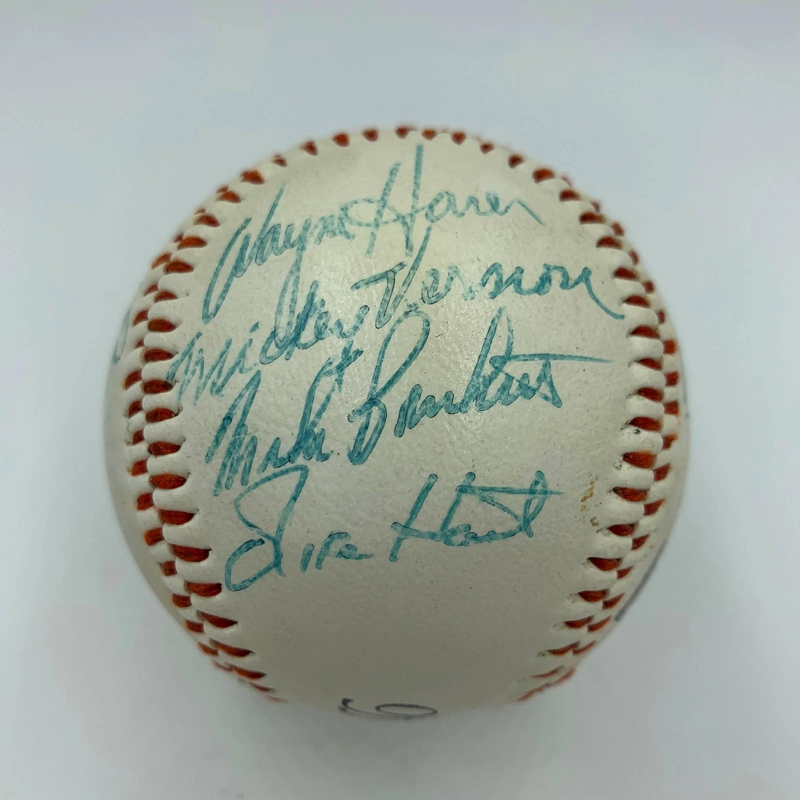 Don Mattingly Pre Rookie 1982 Columbus Clippers Team Signed Baseball PSA DNA COA