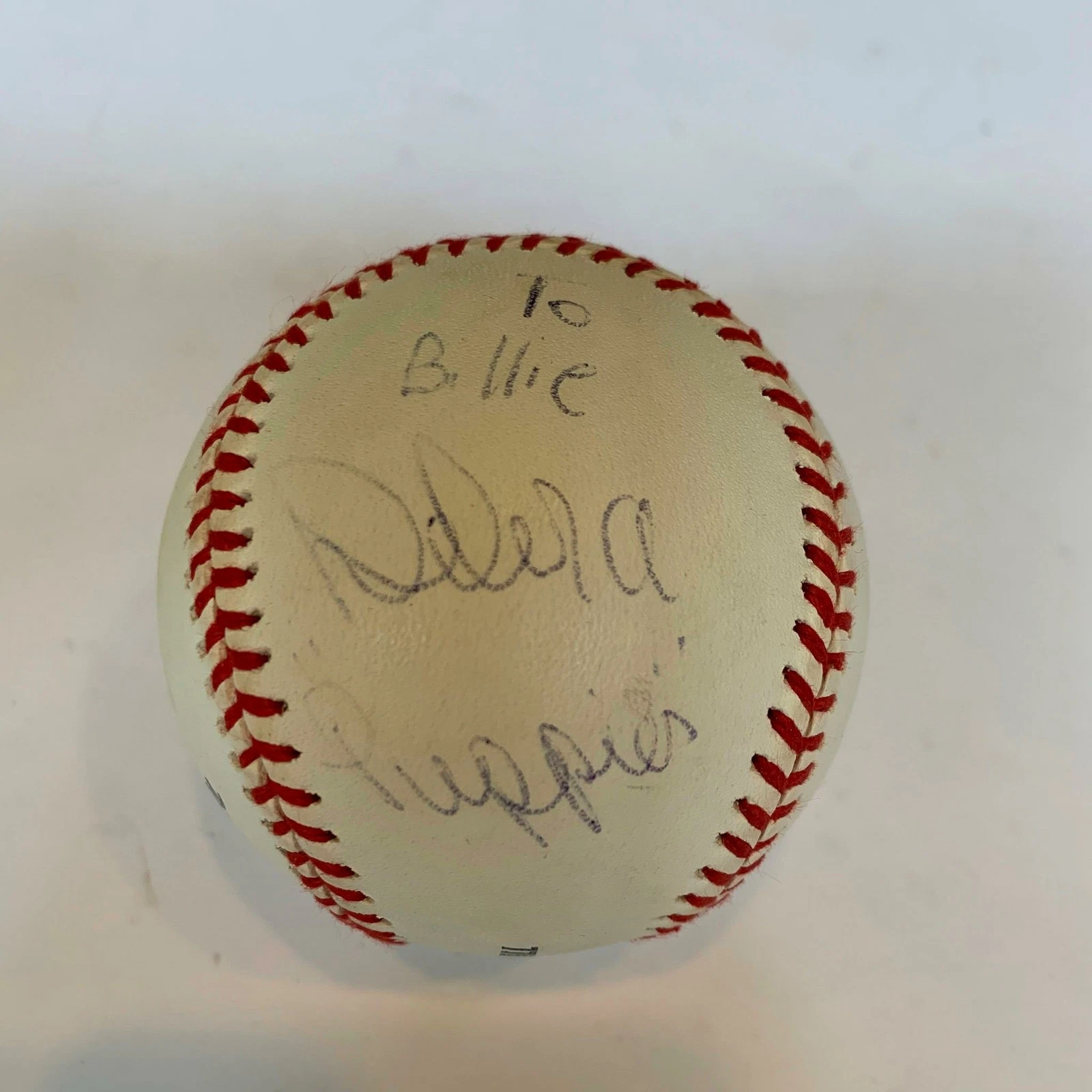 DEBRA MCMICHAEL SIGNED AUTOGRAPHED BASEBALL WWE WRESTLING WITH JSA COA COLLECTIBLE MEMORABILIA