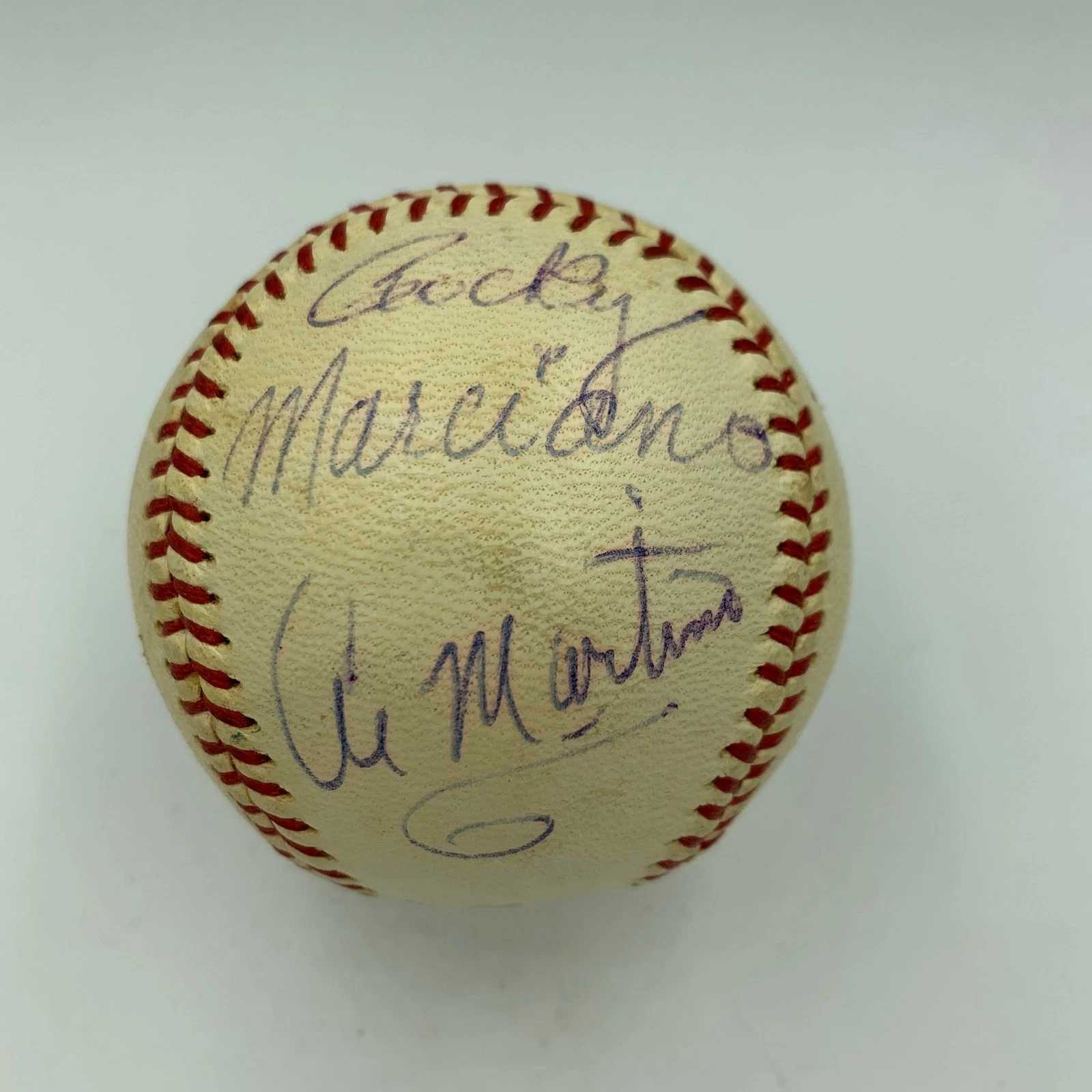 Extraordinary Rocky Marciano Signed 1952 National League Baseball With JSA COA