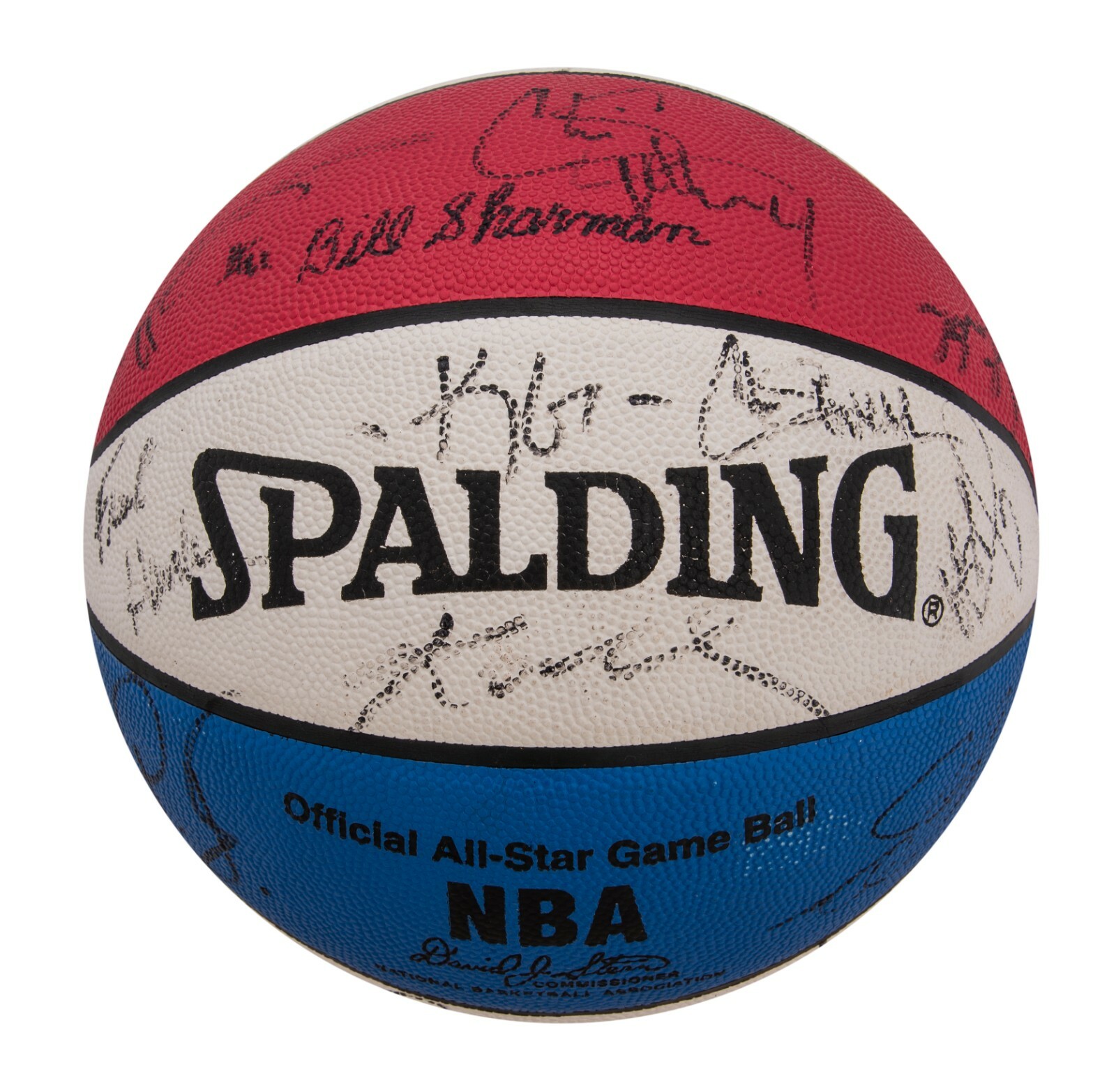 Kobe Bryant Tim Duncan Garnett 2000 All Star Game Signed Basketball Beckett COA