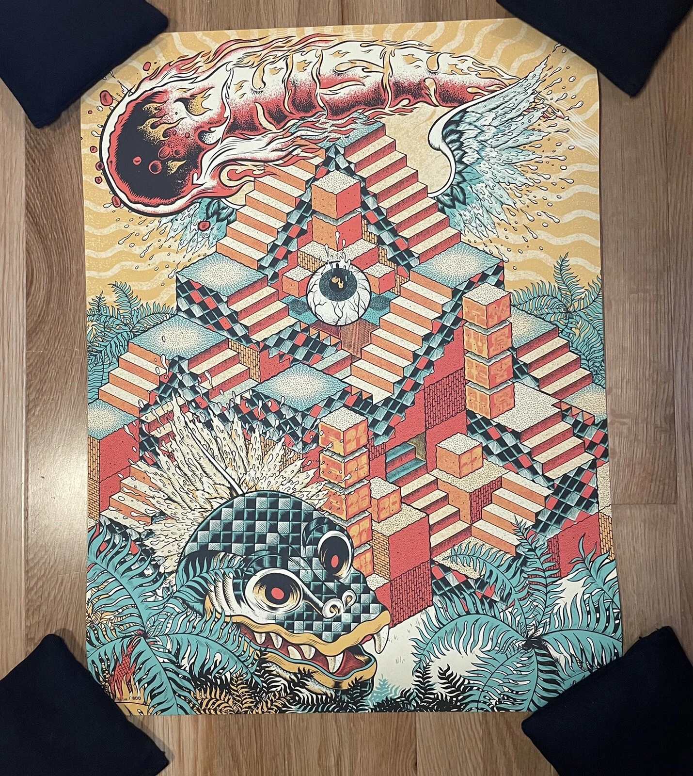 Phish Poster Riviera Maya Mexico 2022 LE AP #’d 88/100 Ryan Besch Your Cinema