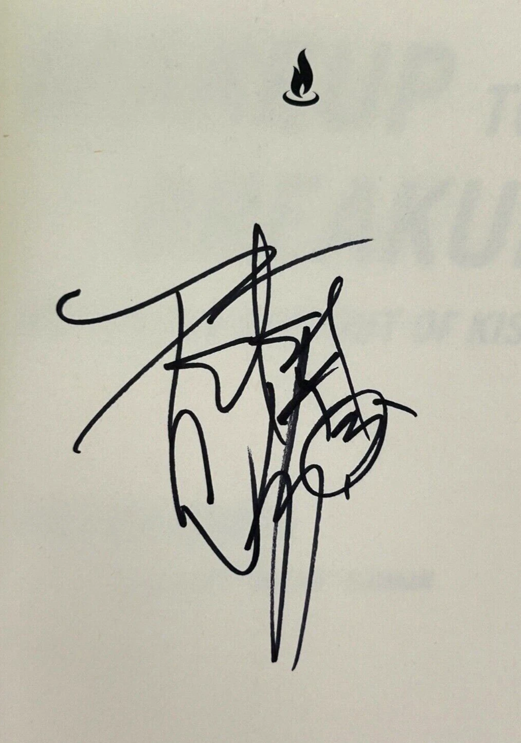 PETER CRISS Signed Autograph Book 