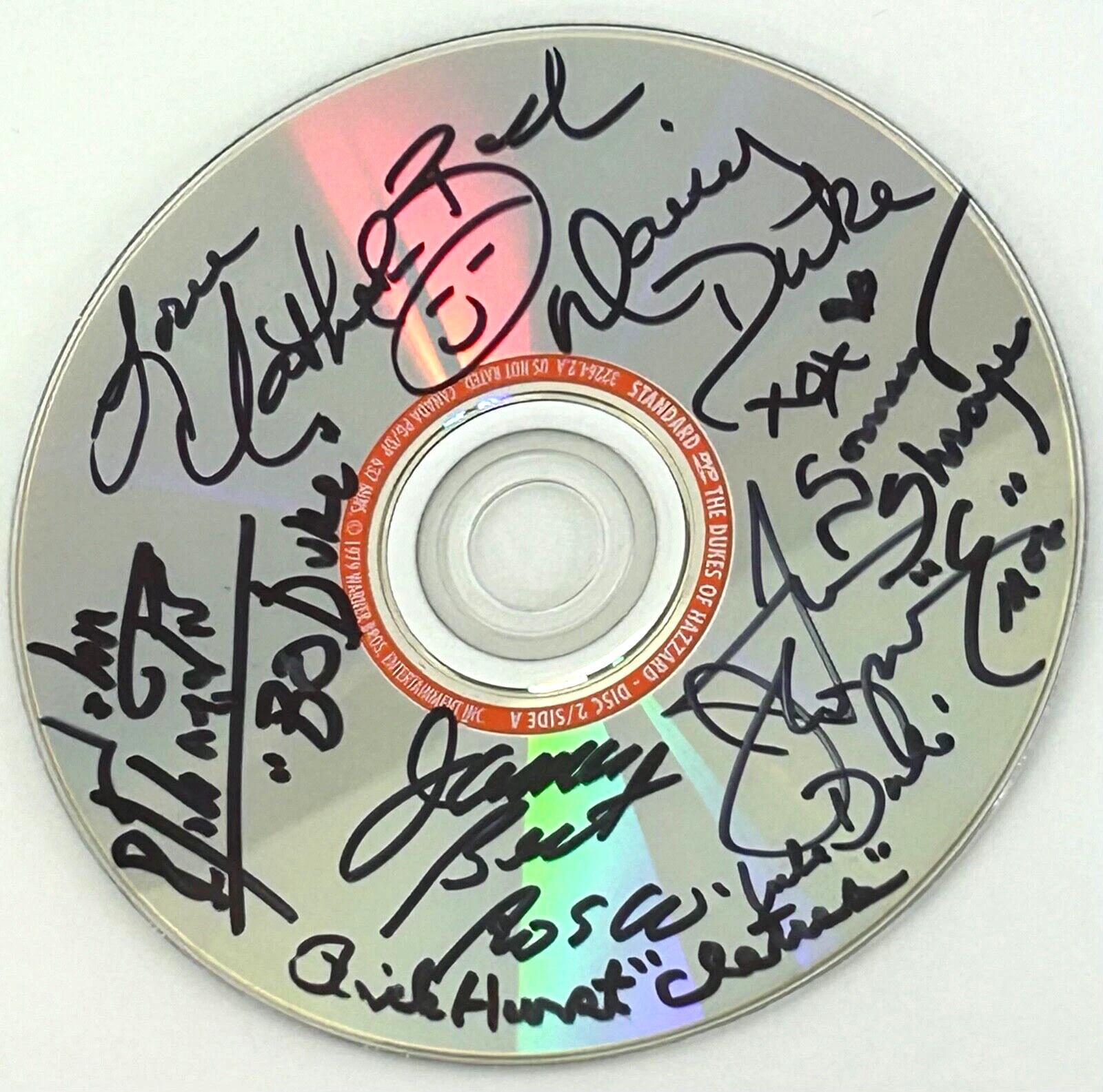 SCHNEIDER WOPAT BACH BEST +2 Signed Autograph DVD DUKES OF HAZZARD JSA LOA