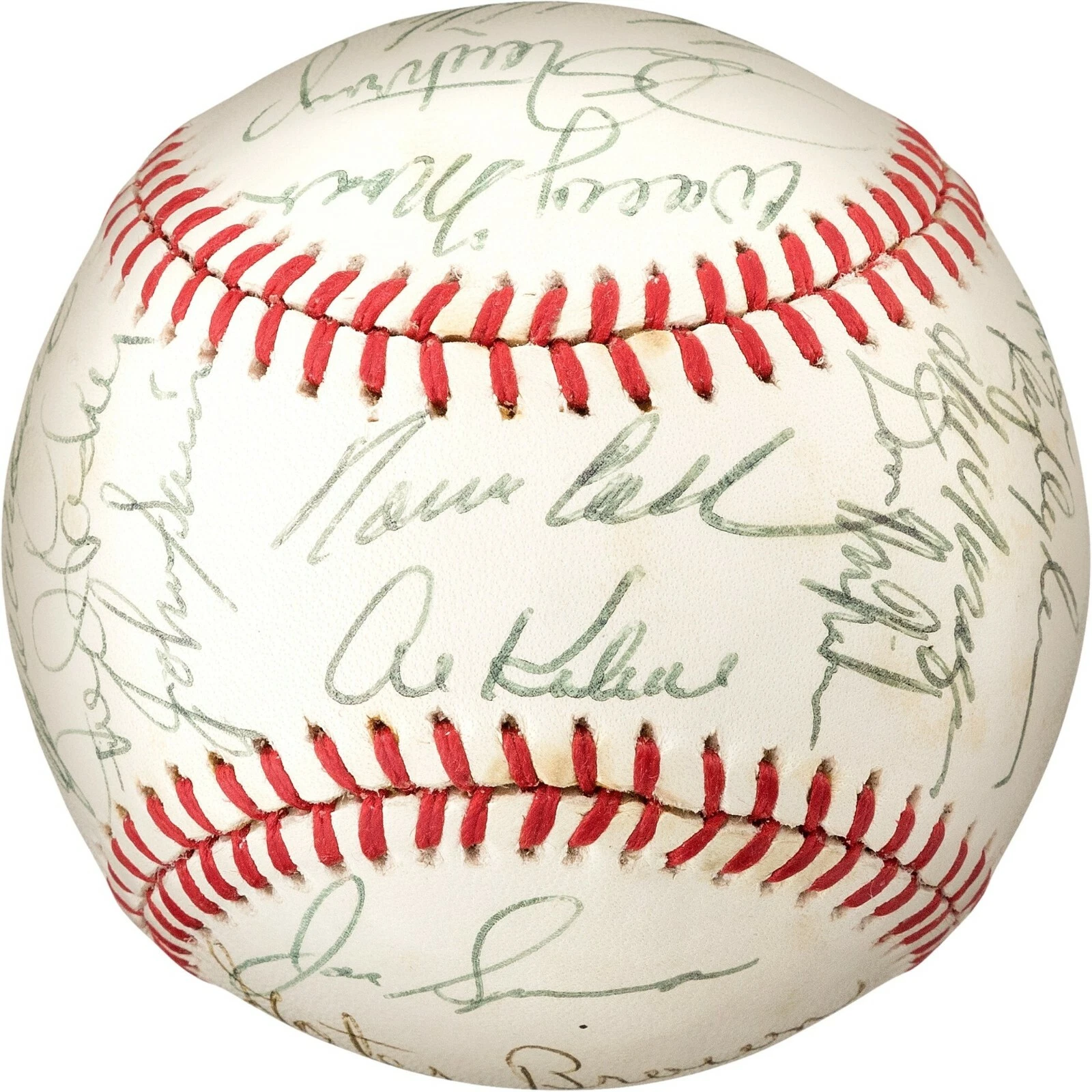 Beautiful 1968 Detroit Tigers World Series Champs Team Signed Baseball PSA DNA
