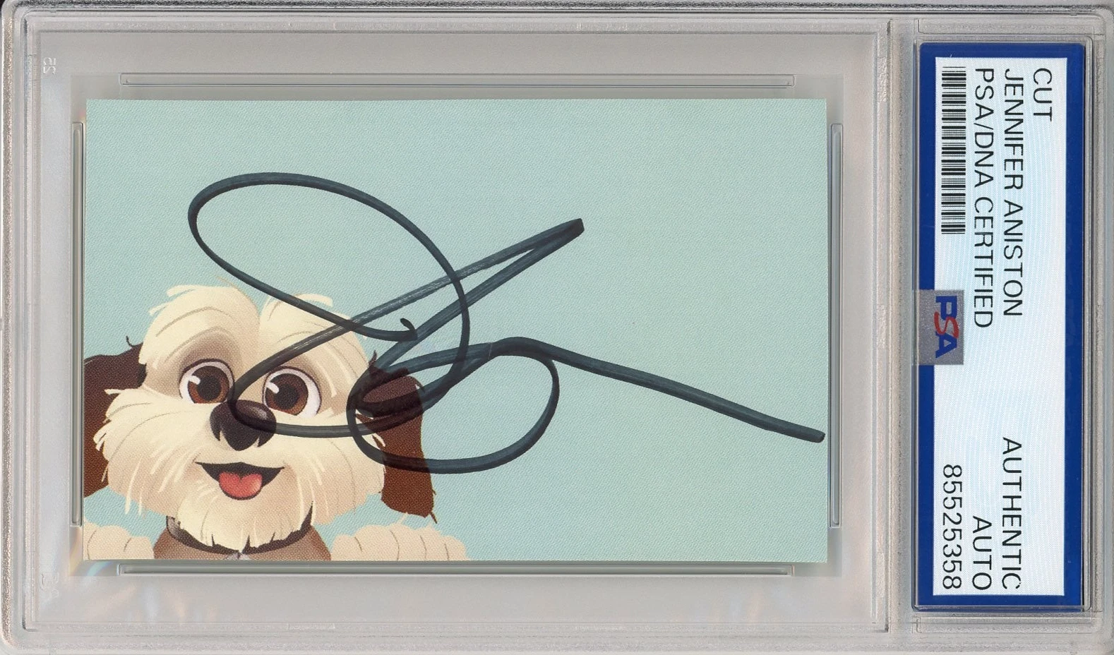 Jennifer Aniston of FRIENDS SIGNED Cut Signature PSA DNA COA CERTIFIED AUTOGRAPH