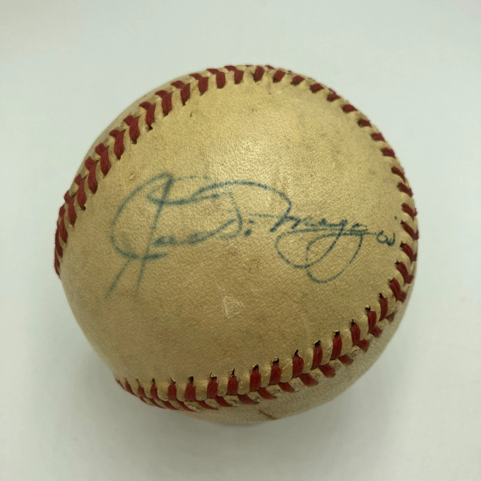Joe Dimaggio Playing Days Signed 1946 American League Harridge Baseball JSA COA