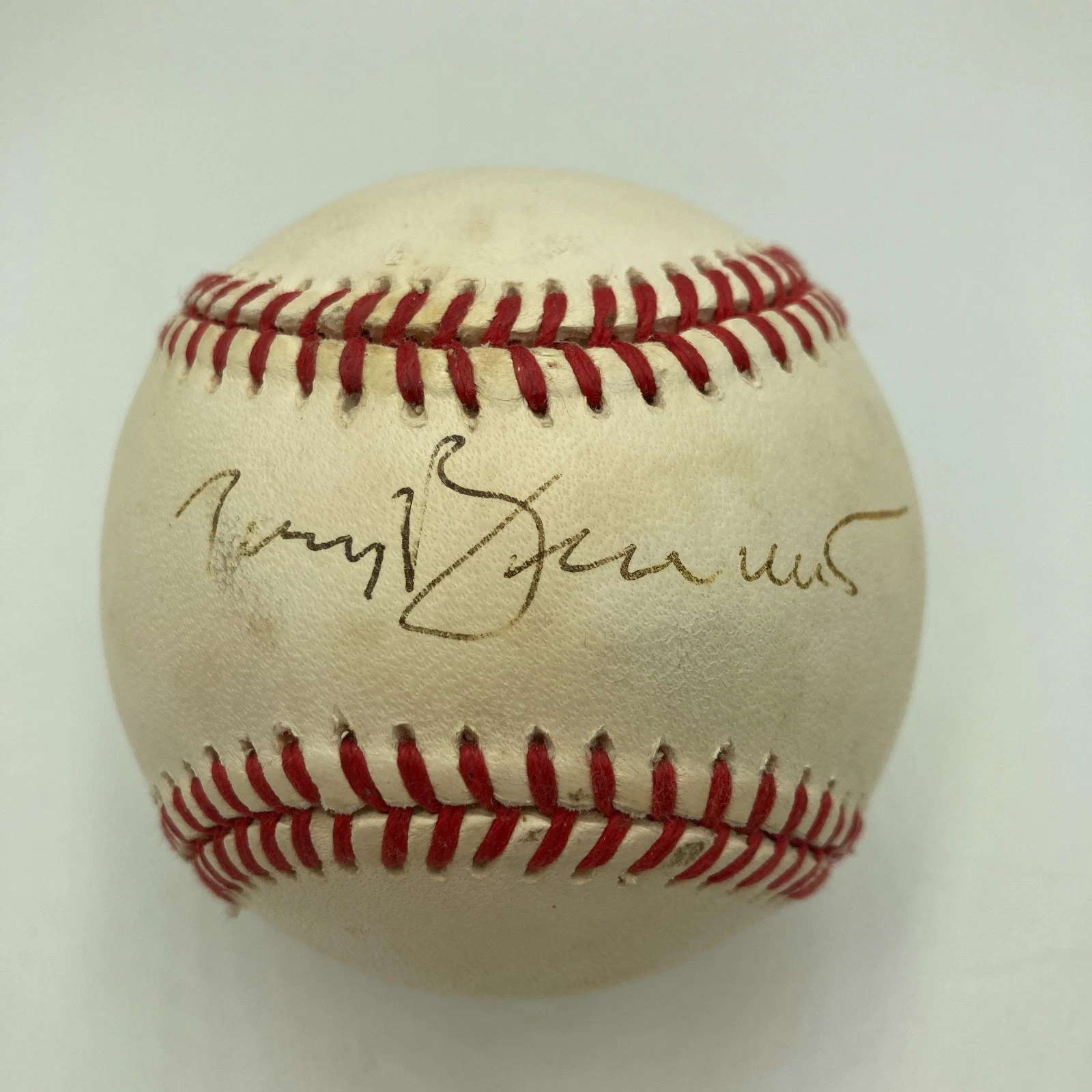 Tony Bennett Single Signed National League Baseball JSA COA