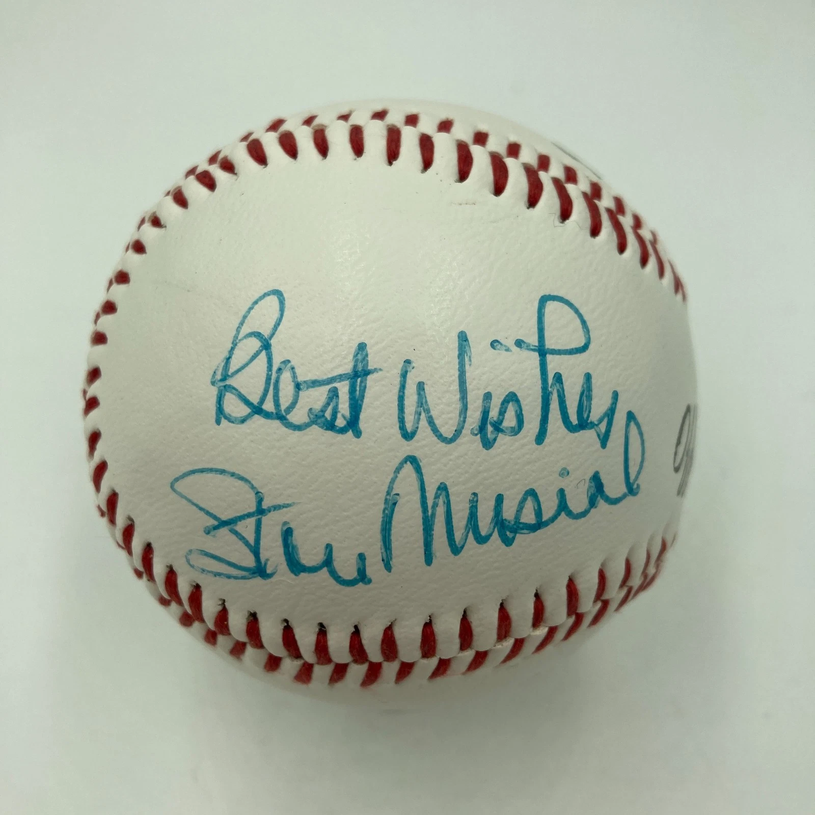 Stan Musial Signed Vintage Baseball 