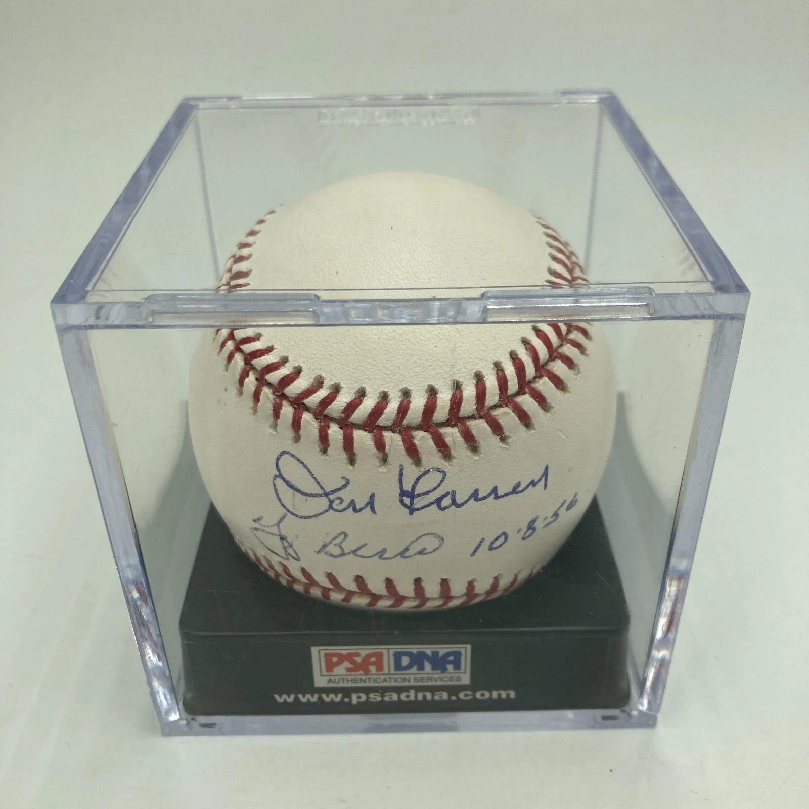Yogi Berra & Don Larsen Signed Official American League Baseball PSA DNA COA