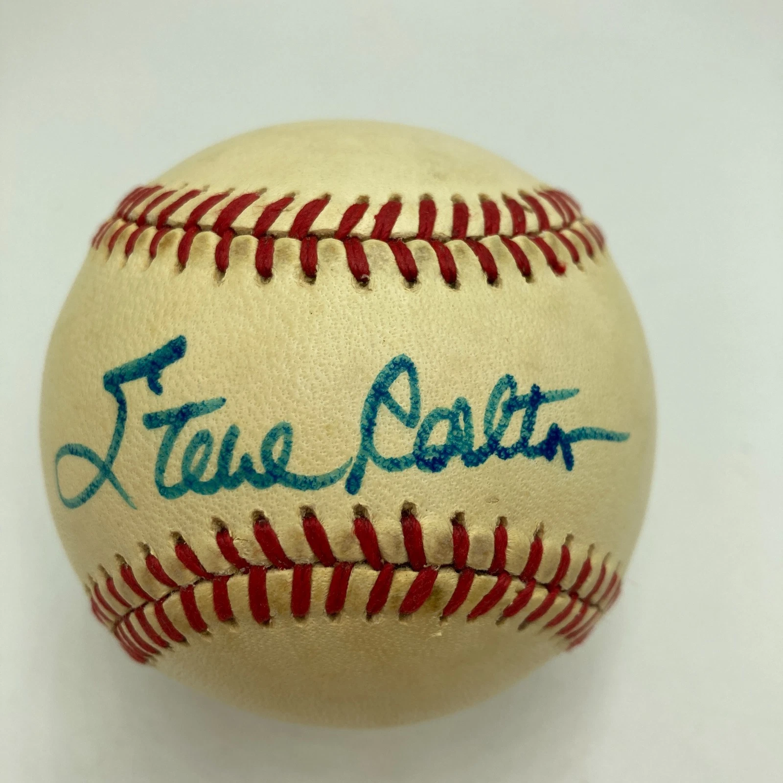 Steve Carlton Signed Official National League Feeney Baseball PSA DNA COA