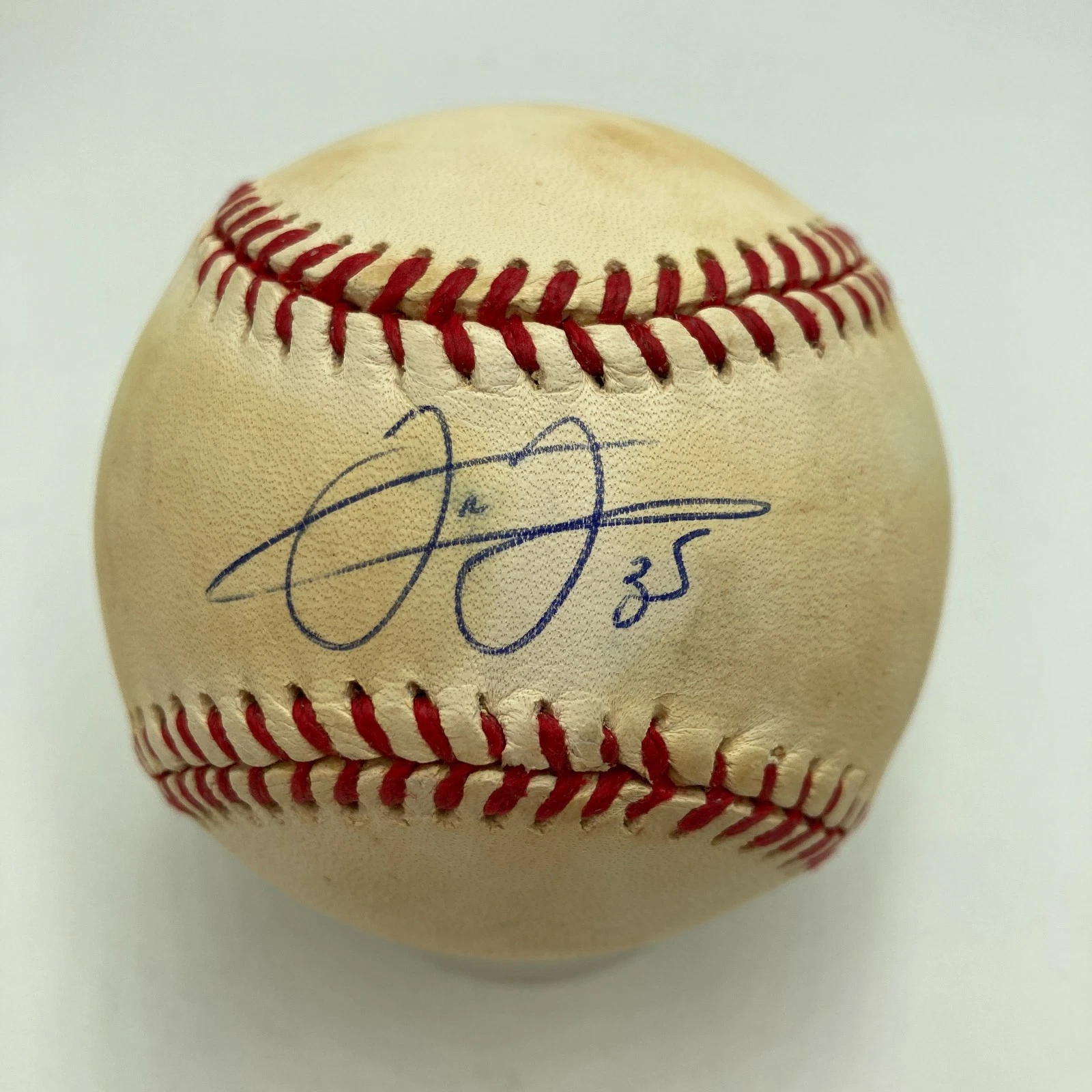Frank Thomas Signed American League Baseball PSA DNA COA