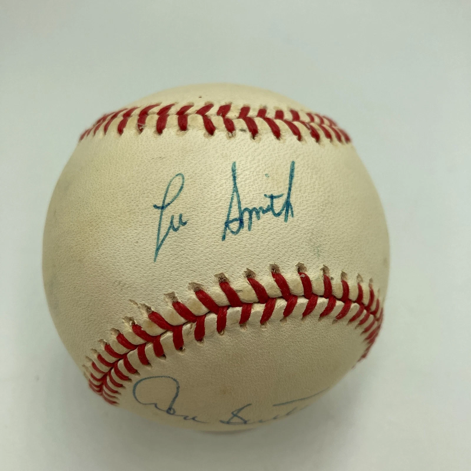 Lee Smith & Don Sutton Signed Official National League Baseball PSA DNA COA