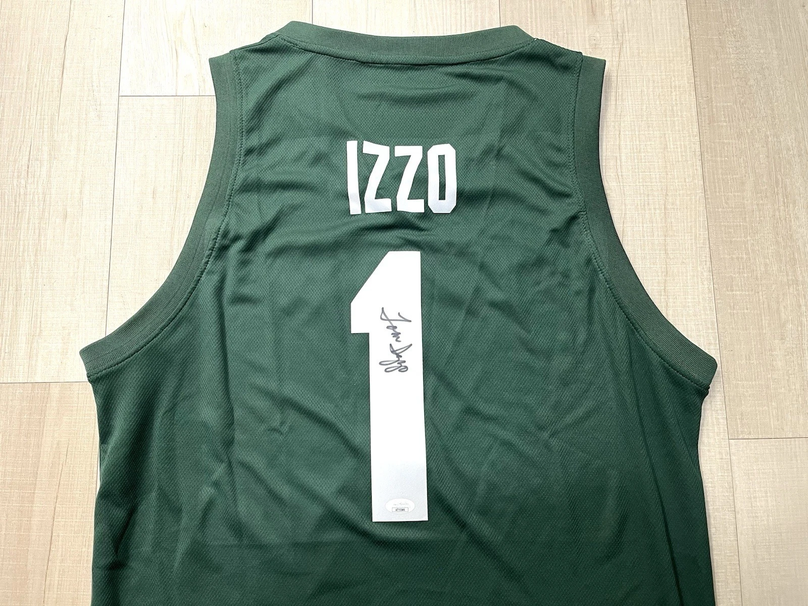 COACH TOM IZZO SIGNED MICHIGAN STATE SPARTANS JERSEY JSA CERT