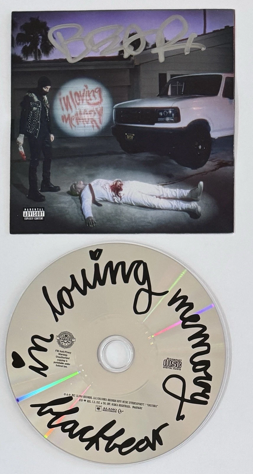 Blackbear Signed Autographed In Loving Memory CD Cover PSA DNA COA Black Bear