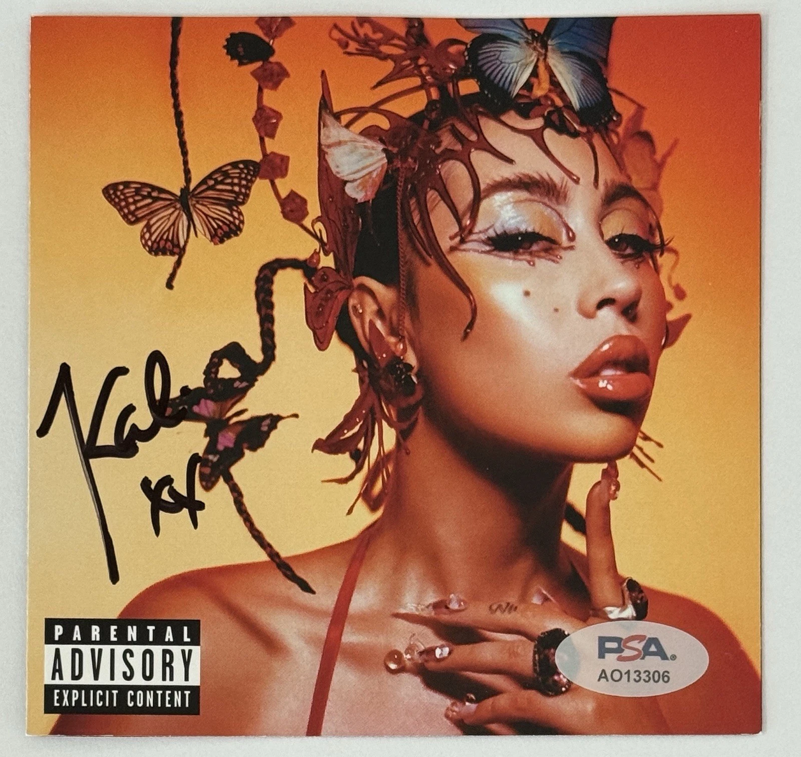 Kali Uchis Red Moon In Venus SIGNED CD Book AUTOGRAPH PSA DNA COA Authentic